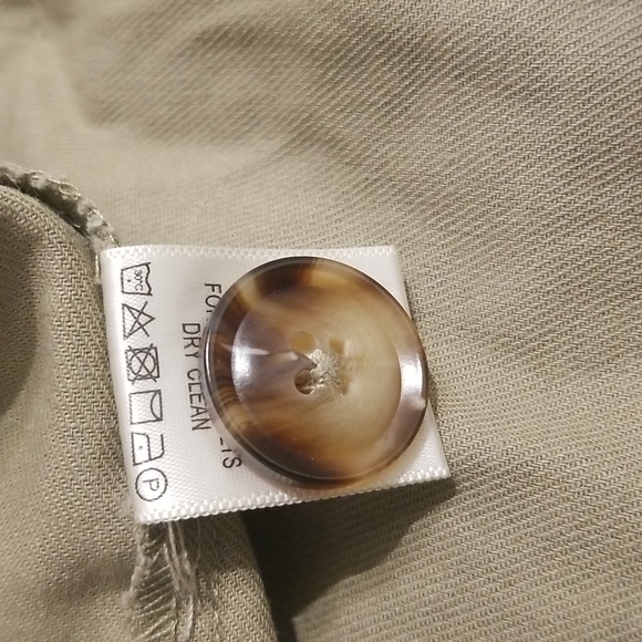 Altar'd state Wrap Mini skirt buttons side olive green size large - Picture 9 of 10